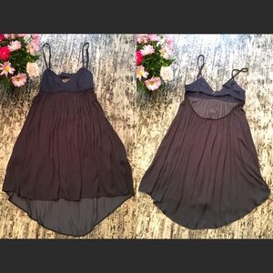 🌷⬇️⬇️Zara Woman Navy & Black HI-Low Sundress